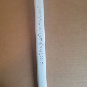 Scotty Cameron Grey Dancing Letters White Putter Grip